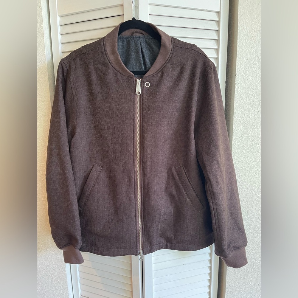 Saturday’s NYC Julian Brown Bomber Jacket NWOT(sample piece)